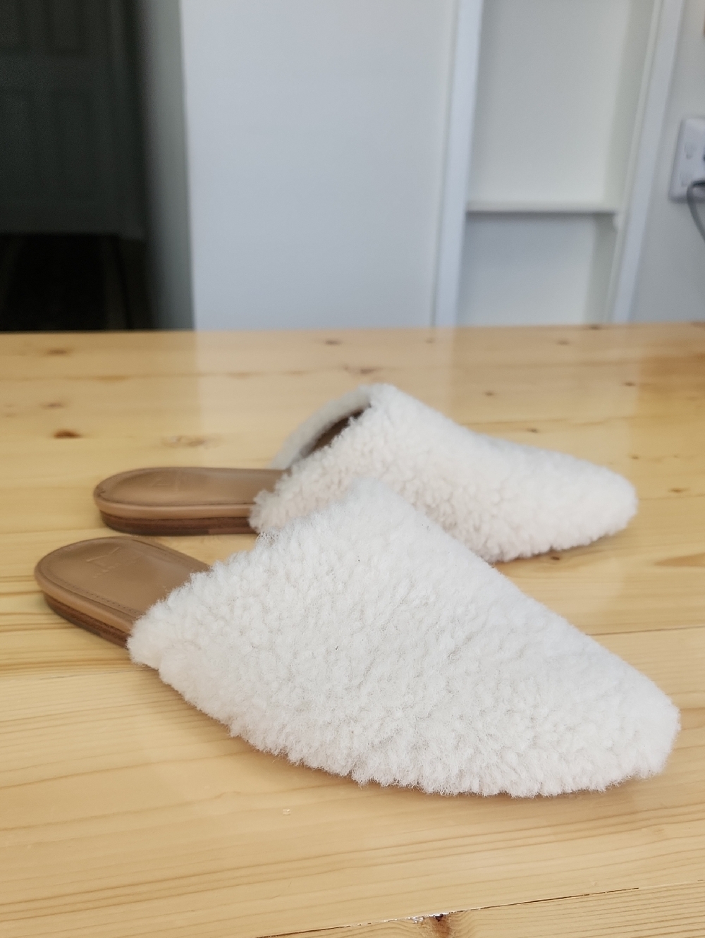 Marc Fisher LTD Sabrinna Shearling Mules 8.5